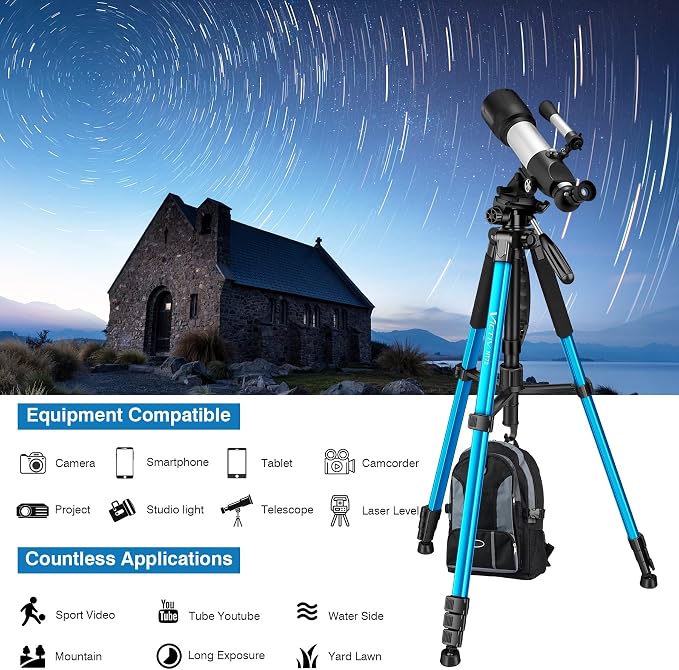 Victiv 72 inch Camera Tripod, Tall Tripod