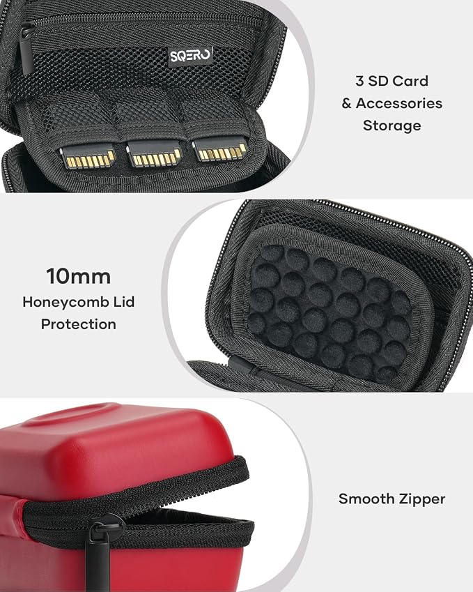 SQERO Digital Camera Case for KODAK PIXPRO FZ45 FZ55 & CAMKORY 1080P