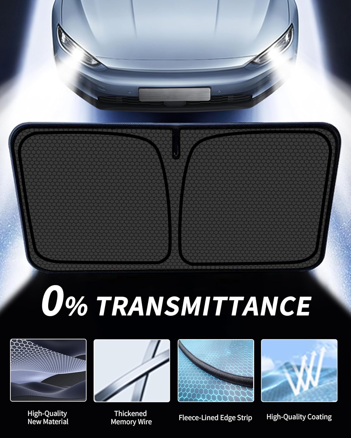 GX400 GX460 GX470 Customized Windshield Sun Shade for 2002-2023 2024 GX460 Front Window Sunshade Visor Protector Foldable Blocks UV Rays Keep Car Cooler Accessories