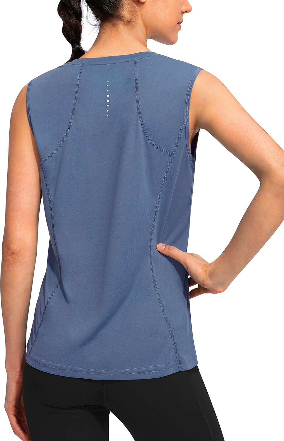 YYV Women's Workout Tank Tops - Lightweight Sleeveless Athletic Shirts for Yoga & Running | Loose Fit