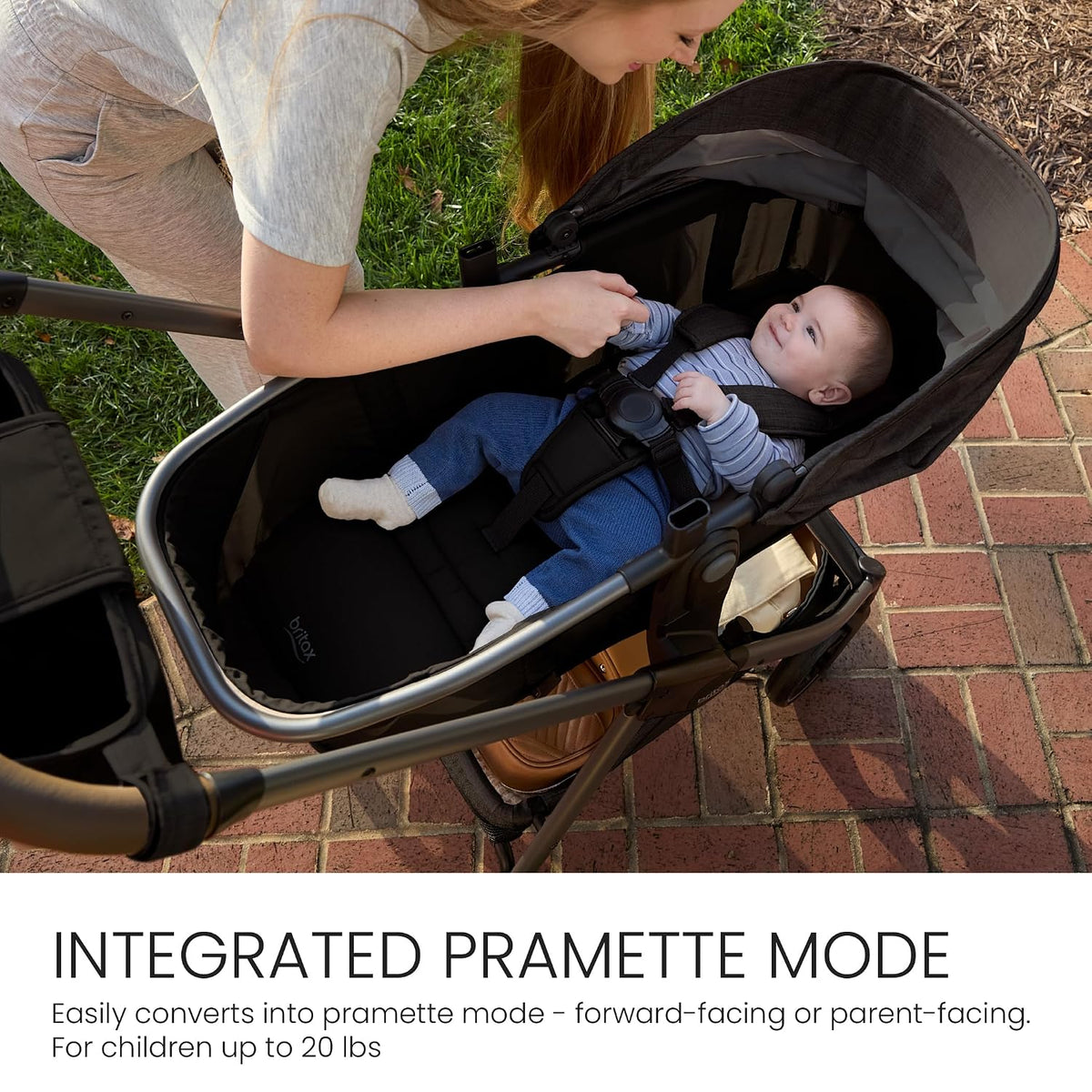 Britax Phases Travel System with Arbor Infant Car Seat — Raven Black