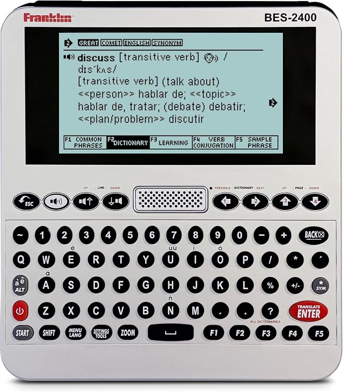 Franklin BES-2400 Talking Bilingual Dictionary English