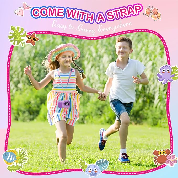 Kids Camera Instant Print, 3.5 Inch Screen Kids Digital Camera Instant