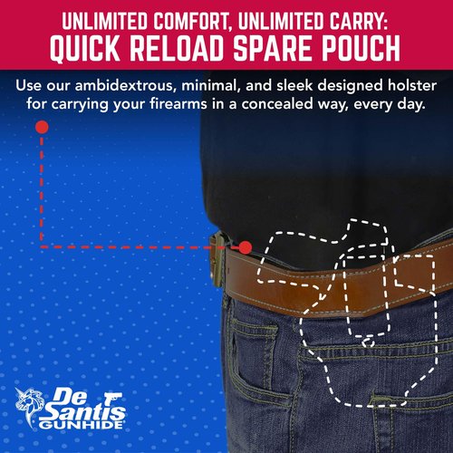 DeSantis Pro Stealth IWB Holster - Fits GLOCK 26/27, Taurus G2S/G2C/G3C, S&W M&P CPT 9/40, Shield 9/40/45, F/N 503, Ruger SR9/40 CPT, Kimber R7 Mako, Walther PPS/PPSM2/CCP, S/A XDS 3.3" - Ambidextrous