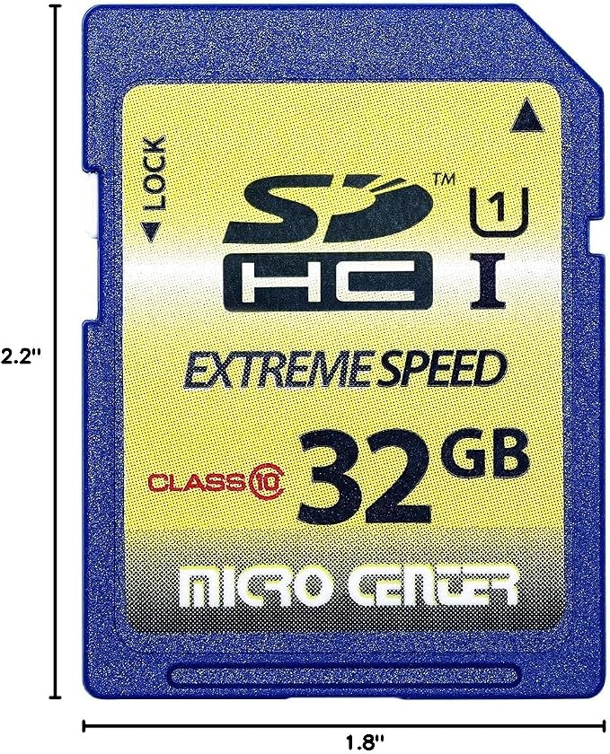 32GB Class 10 SDHC Flash Memory Card Full Size SD Card USH-I U1 Trail Camera