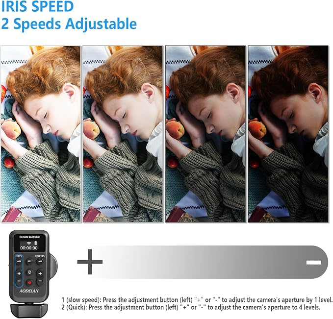 Upgraded Wireless Camcorder Remote Control Zoom Controller