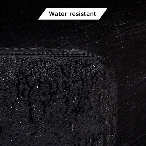 BAGSMART Toiletry Bag - Water-Resistant Travel Organizer Dopp Kit for Men | Medium Black