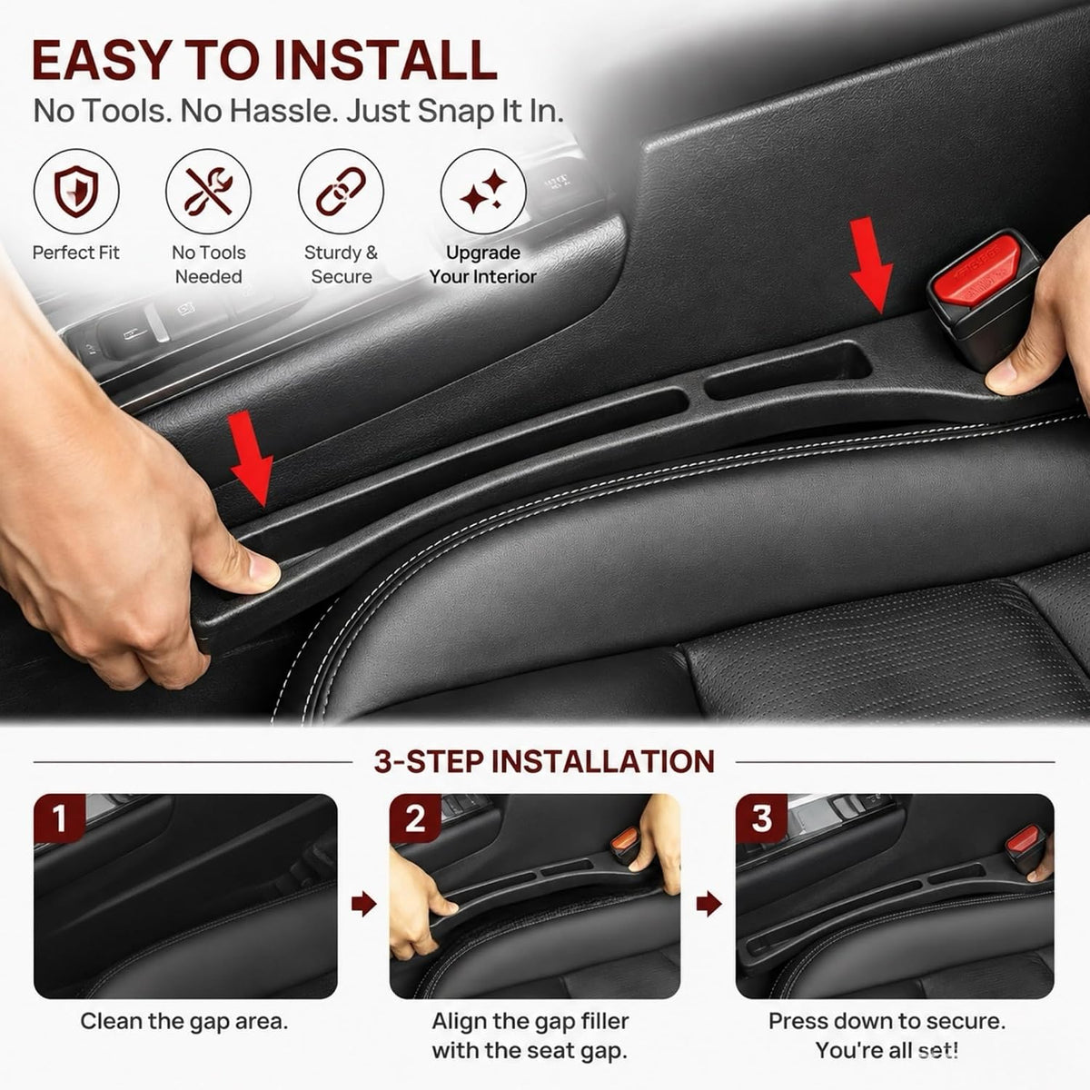 【Compatible with Subaru Outback】 Car Seat Gap Filler Organizer