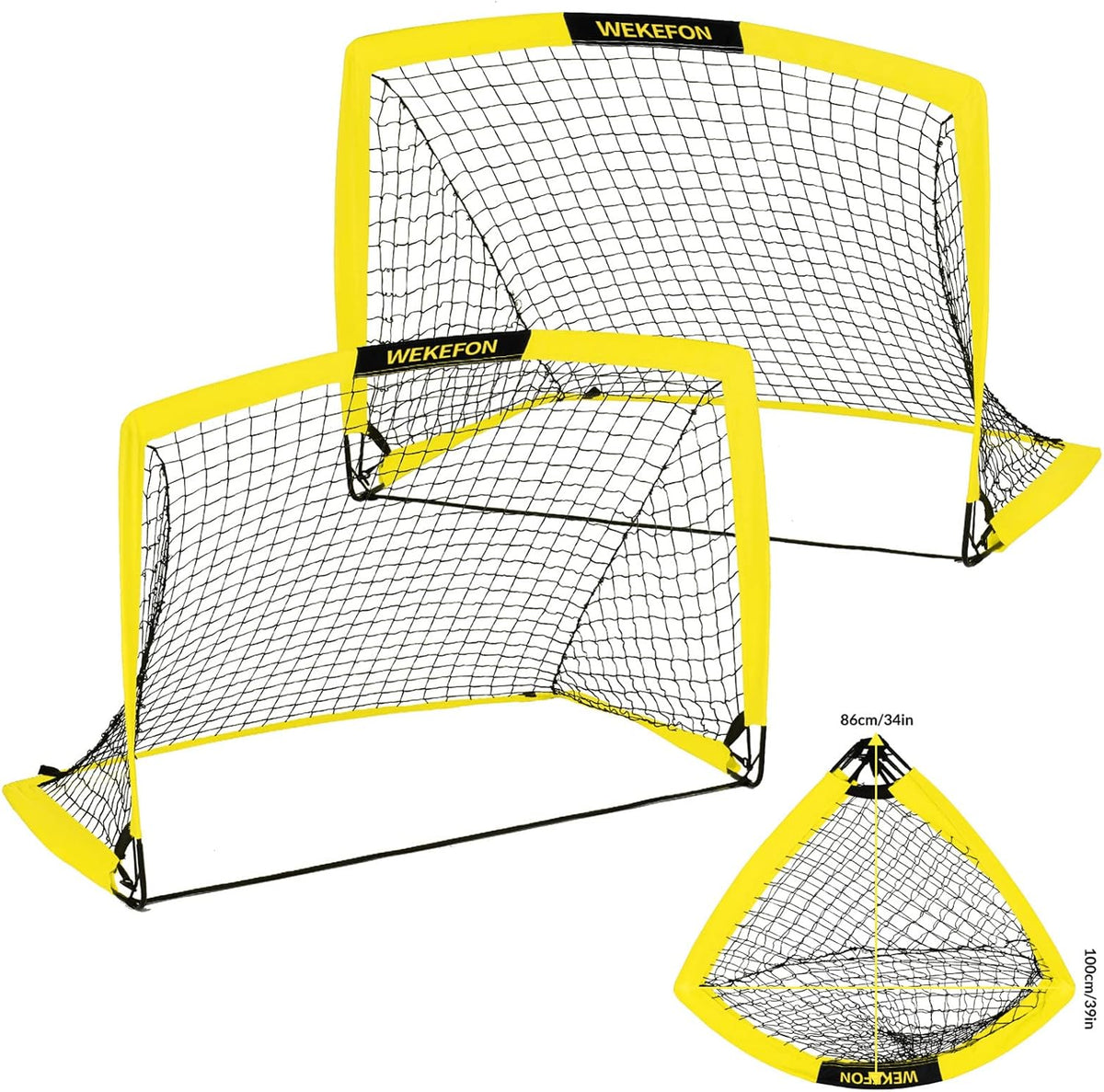 Soccer Goal by [Brand Name] - Portable Pop Up Design with Carry Bag | 5x3.1ft for Kids & Adults
