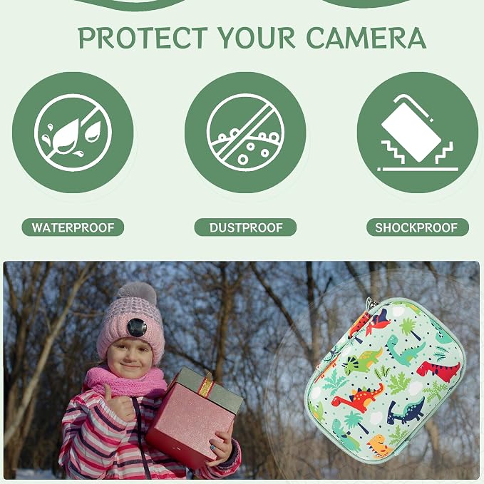 Leayjeen Kids Camera Case Compatible
