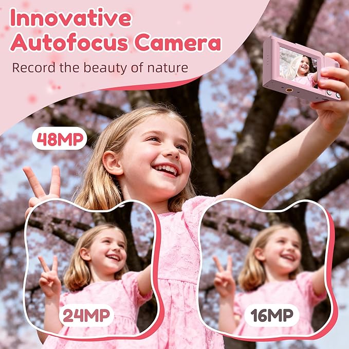 Digital Camera, FHD 4K Digital Point and Shoot Camera