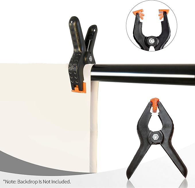EMART Photography Backdrop Stand, 8 x 8 ft Adjustable Photo Background Holder