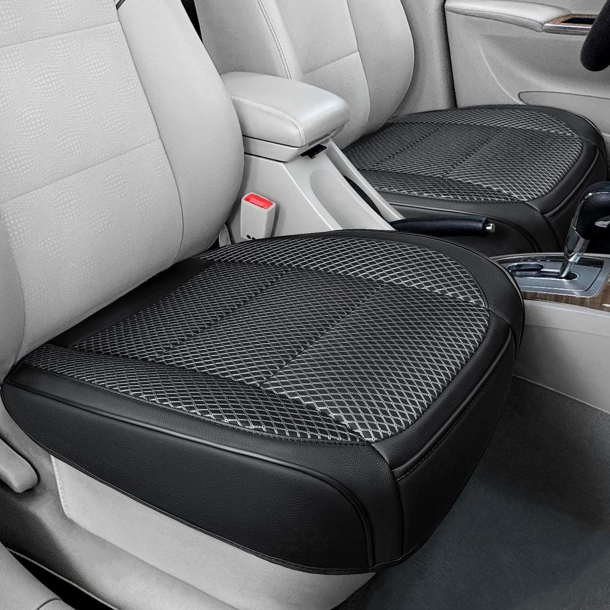 1 Pack Black Ventilated Bottom Car Seat Cover