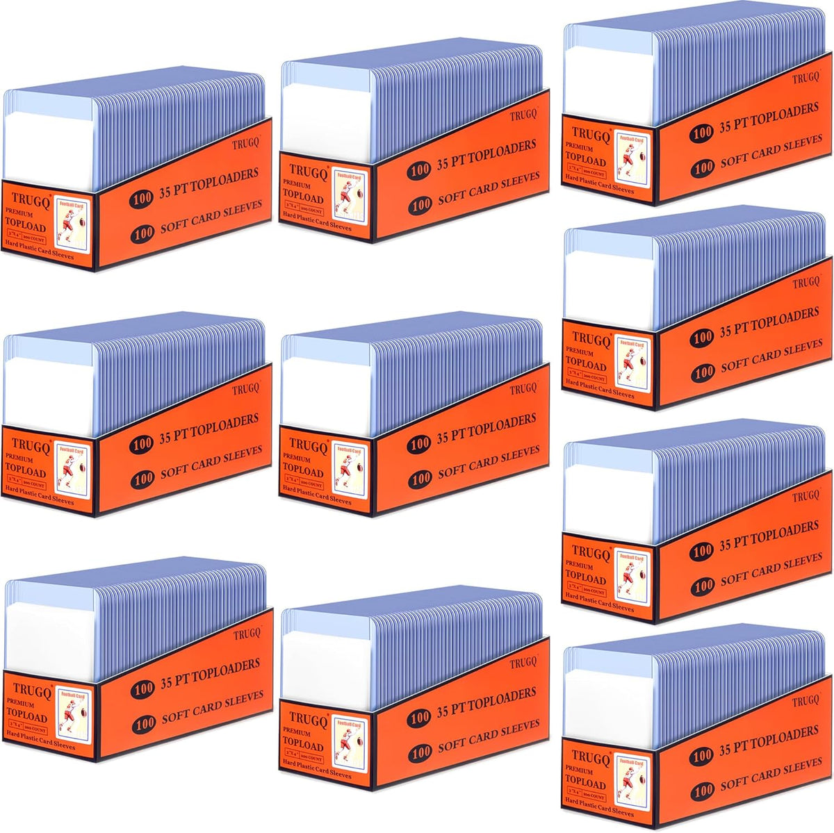 Skiennix 2000 Card Sleeves - Toploaders & Soft Protectors for Trading Cards | 3" x 4" Size