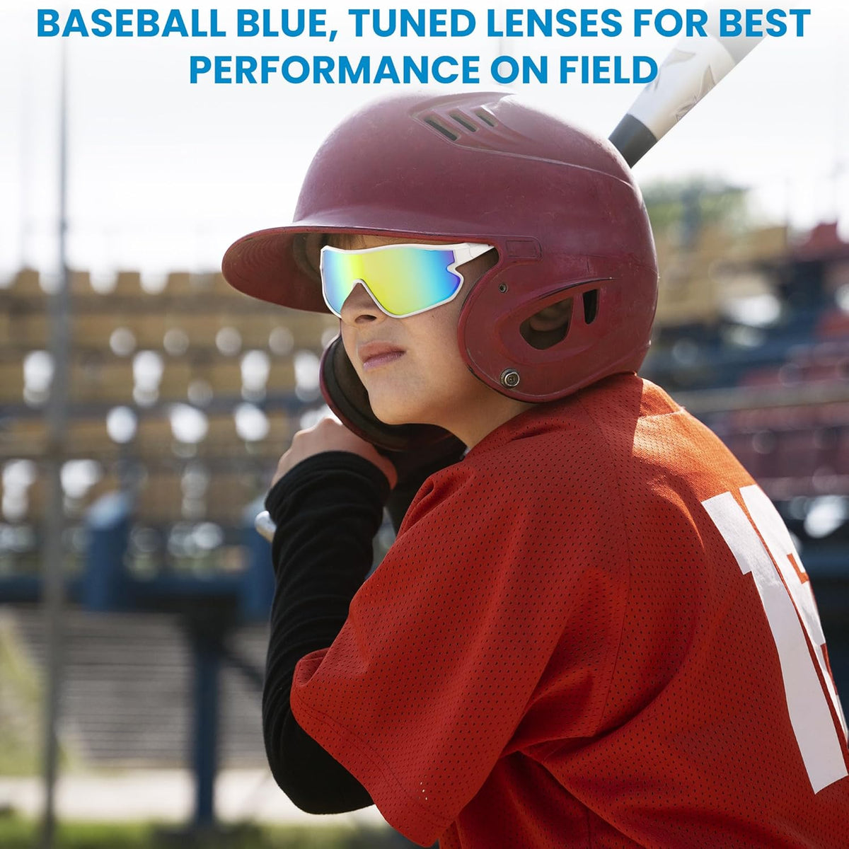Skiennix Kids Sports Sunglasses - UV400 Protection for Youth | Stylish Baseball Shades for Boys & Girls