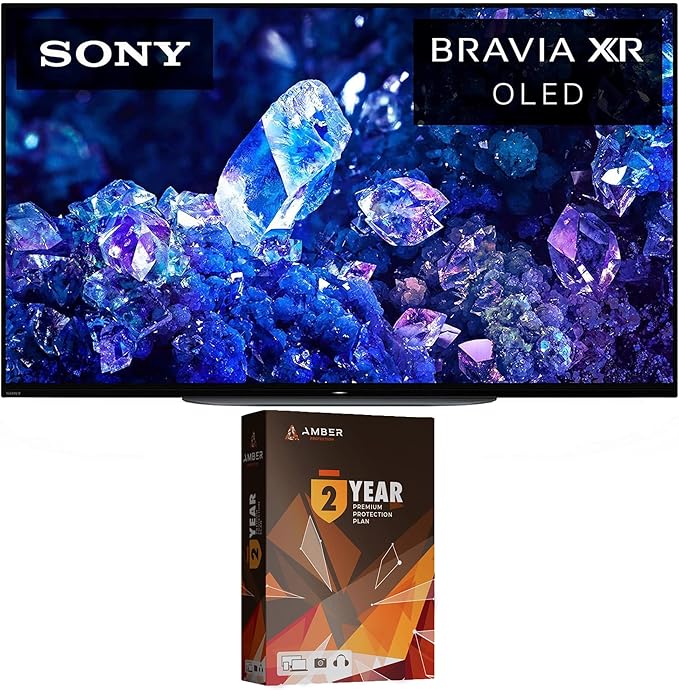 Sony XR48A90K 48 Inch 4K Bravia XR OLED High Definition Resolution Smart TV with 2 Year Amber Protection Plan (2022)
