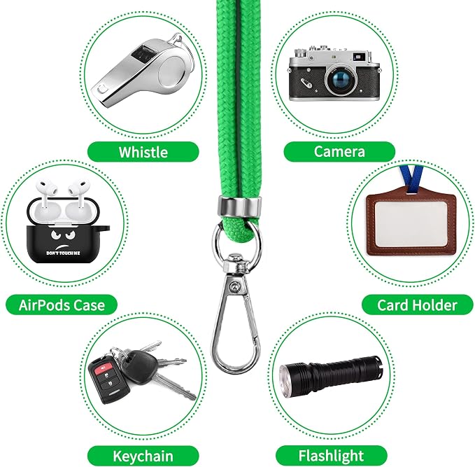 CACOE Phone Lanyard 2 Pcs-2 Pcs Adjustable Neck Strap, Universal Crossbody