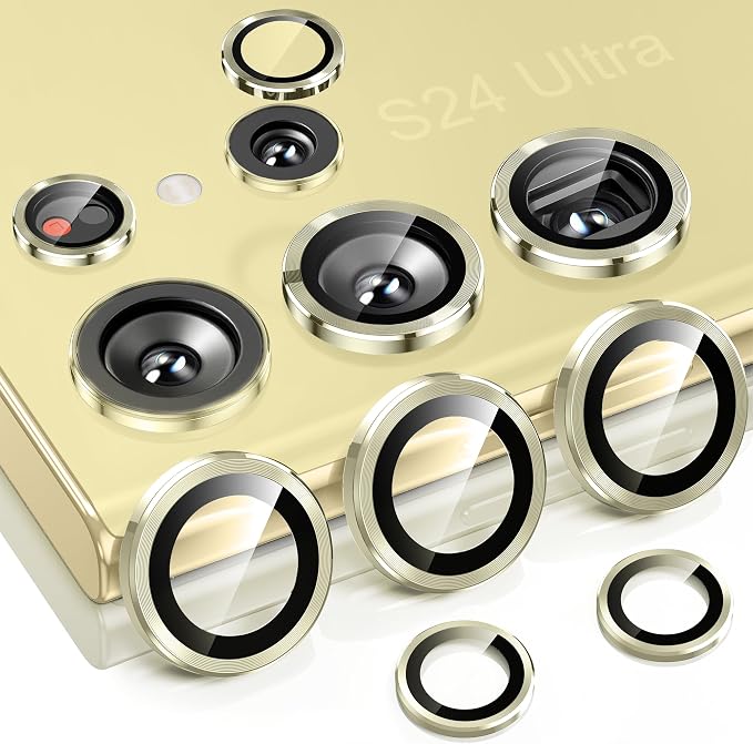 Hoerrye for Samsung Galaxy S24 Ultra Camera Lens Protector, Case-Friendly