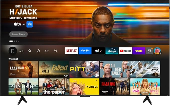 TCL 85-Inch Class F8D Series 4K QLED (85F8D, 2026 Model) with Dolby Vision HDR & Dolby Atmos, Smart Fire TV, Alexa+, 144Hz Refresh Rate, Game Accelerator 288, High Brightness LED Backlight