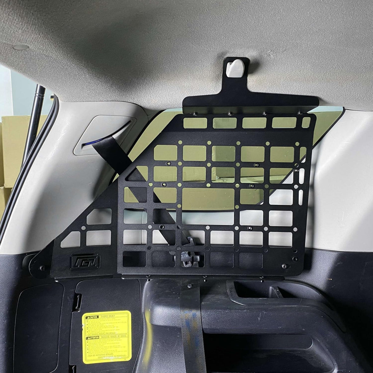 L2R 2010-2024 Toyota 4Runner Side Window Shelf Car Rear Trunk Storage Rack Molle Panel Modular Storage Aluminum Alloy 1 Set