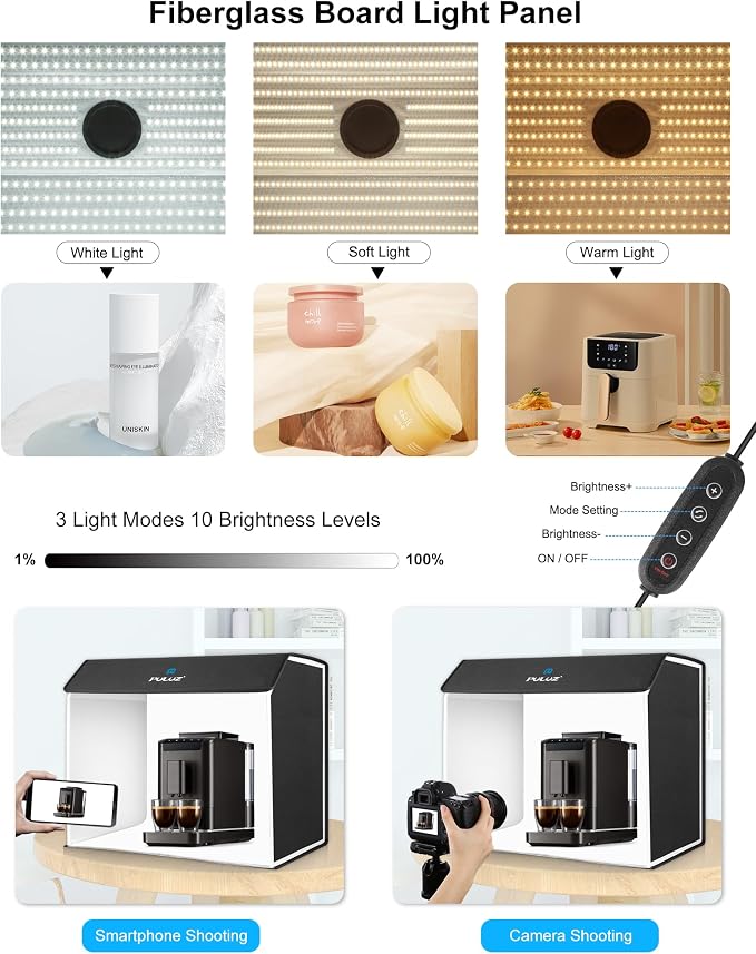 Light Box Photography, PULUZ 24x16 inch Portable Photo Box