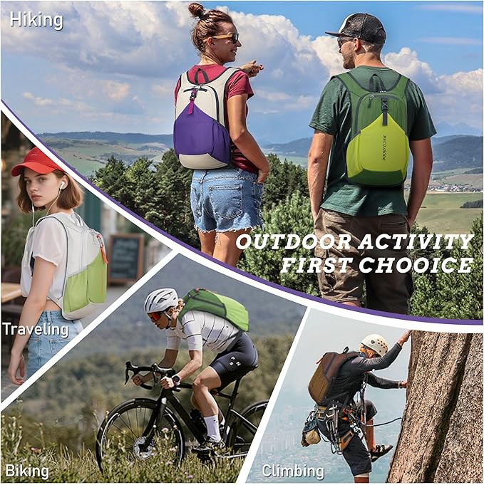 BECOJADDE 15L Small Hiking Backpack