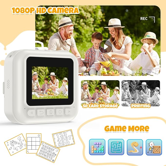 Kids Camera Instant Print Birthday Gifts