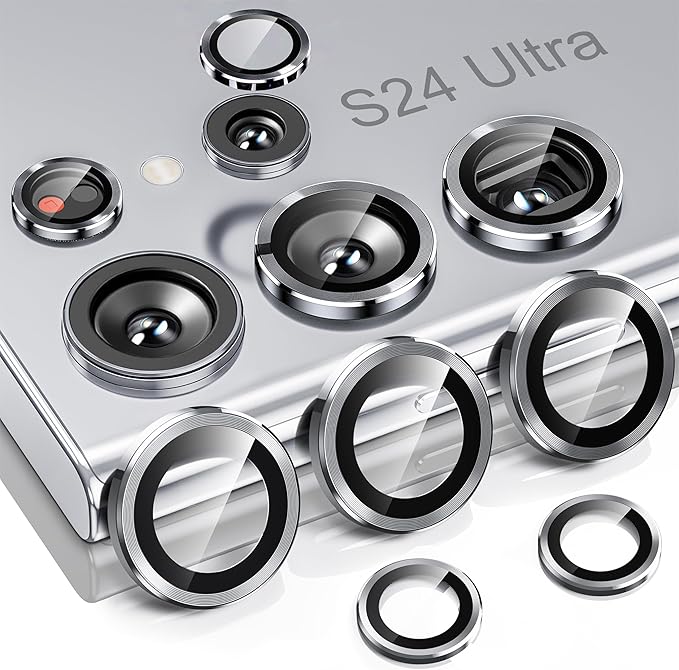Hoerrye for Samsung Galaxy S24 Ultra Camera Lens Protector, Case-Friendly