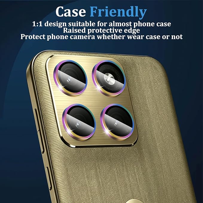 Compatible with Motorola Moto Edge 2026 Camera Lens Protector, Individual Metal
