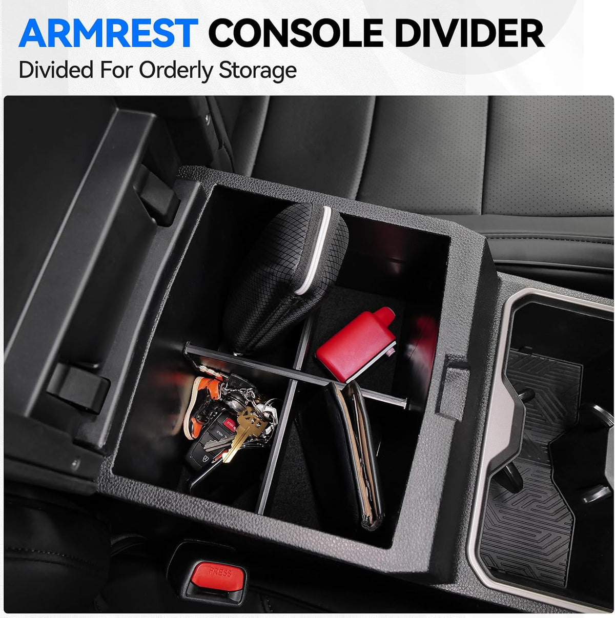 ELECFRESH Center Console Organizer for 2024-2026 Toyota Tacoma Accessories
