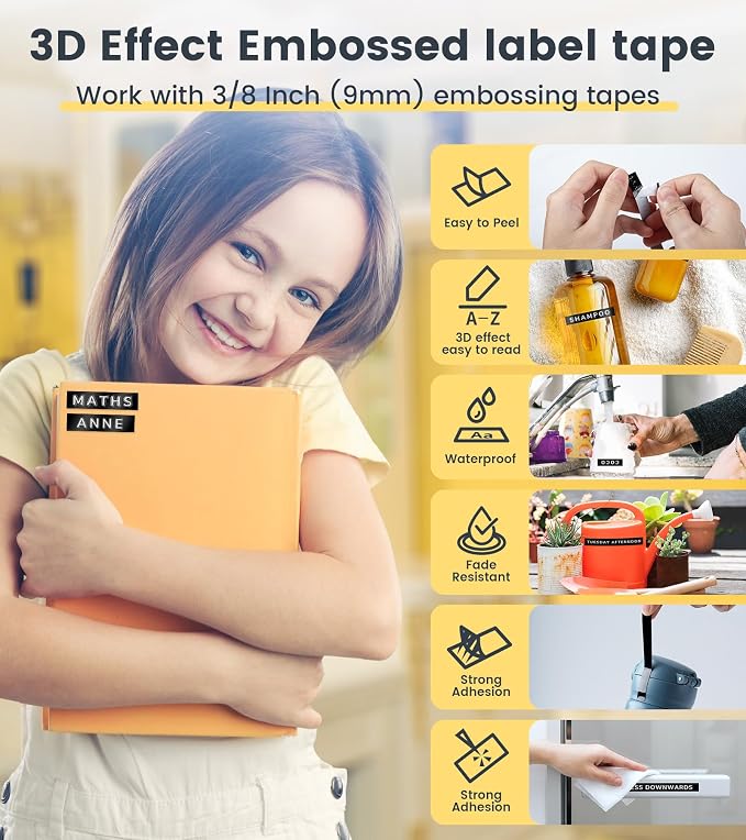 Embossing Label Maker, Vintage Embossed Label Maker Machine