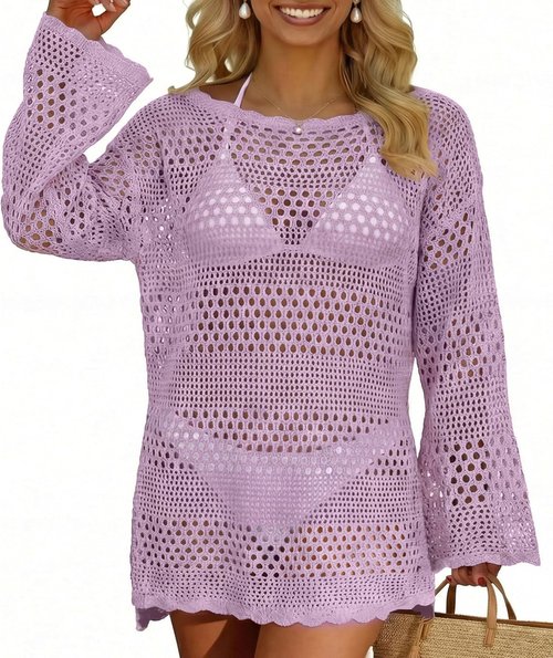 CoCozy Swimsuit Cover-Up - Stylish Crochet Beach Dress for Women | Perfect for Vacation & Poolside Wear