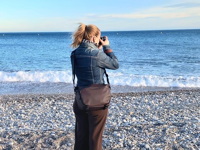 Vanguard VEO Lite S7L Camera & Everyday Shoulder Bag – Fits Mirrorless Camera +