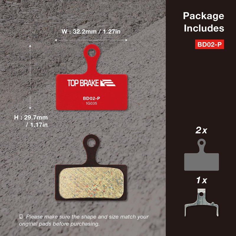 Top Brake Disc Bike Brake Pads for Shimano XTR M9000/9020/985/988/987,Deore XT M785/M615/8100/M6000/6100/8000 Flat Mount, Alfine S700 / S7000 SLX M7000/M666/M675, Road CX75