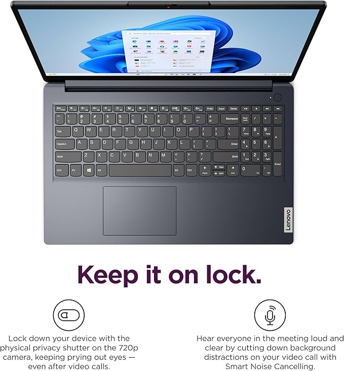 Lenovo Laptop, 15.6" FHD Touchscreen, Intel i5-1335U, 16GB RAM, 1TB SSD | up to 4.60 GHz, WiFi 6, HUB Docking Station, Long Battery Life, Windows 11 Home, 2026 Edition for Home Business