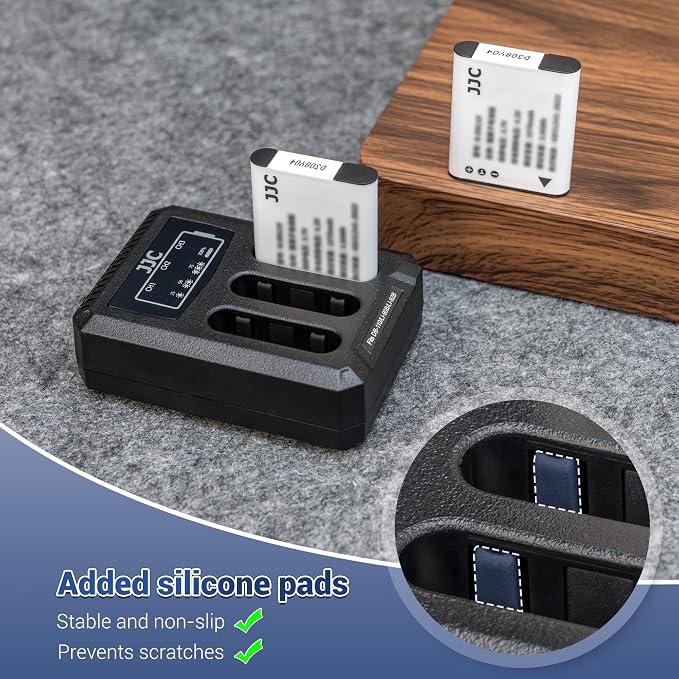JJC DB-110 Battery Charger USB Multi-Slot