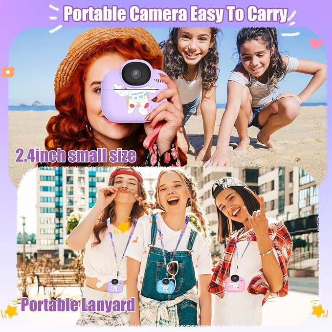Kids Camera Toys, Instant Print Camera