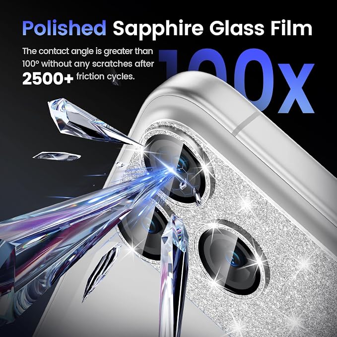 Tensea for iPhone 17 Pro Camera Lens Protector, Metal Aluminum Alloy Tempered