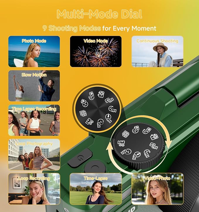 5K Digital Camera for Photography, 80MP Digital Camera