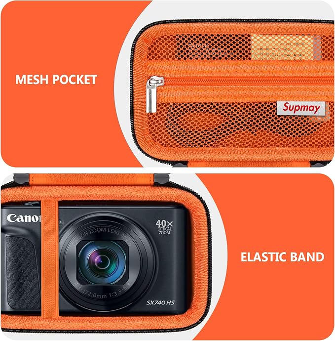 Hard Carrying Case for Canon PowerShot SX740 HS/ SX730 HS/ SX720 HS/ SX620 HS/