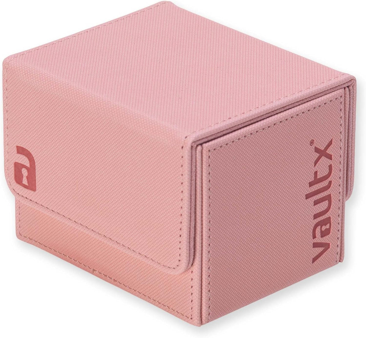 Vault X Trading Card Deck Box - Premium Exo-Tec Material, Holds 100+ Sleeved Cards, Pink
