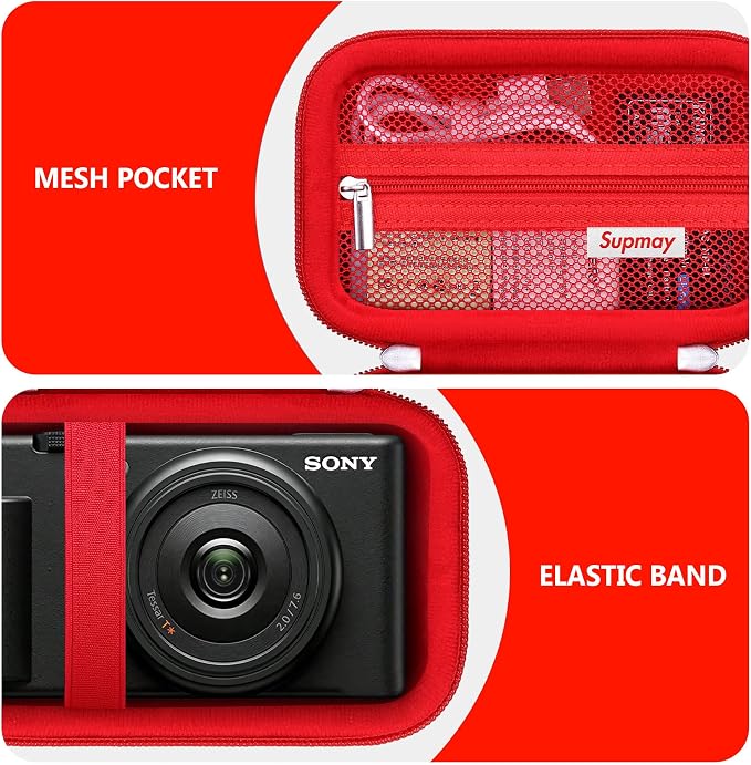 Hard Travel Case for Sony ZV-1F / ZV-1 / ZV-1 II Digital Camera, Vlogger Camera