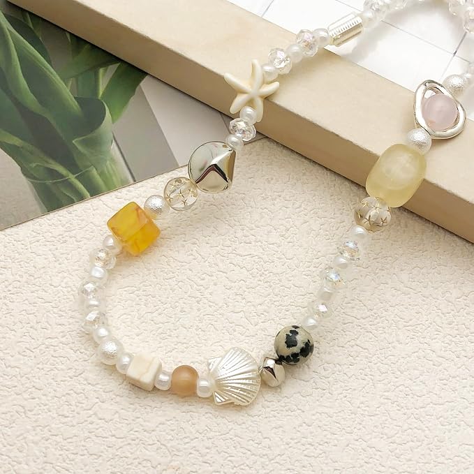 Beaded Camera Wrist Strap Cute Digital Camera Charm Lanyard Phone Chain
