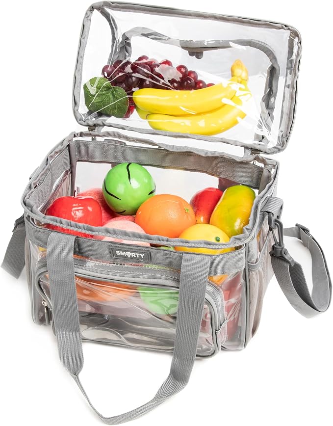 J.CARP Clear Bag Heavy Duty Backpack Durable Transparent See Through Bag