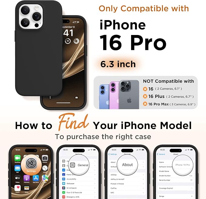 GolbinBox Magnetic for iPhone 16 Pro Case, Compatible