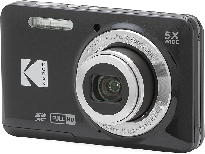 Kodak PIXPRO FZ55 Digital Camera + Point & Shoot Camera Case + Sandisk 128GB