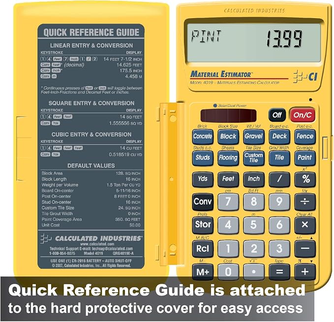 Calculated Industries 44080 Construction Master Pro-Desktop Advanced