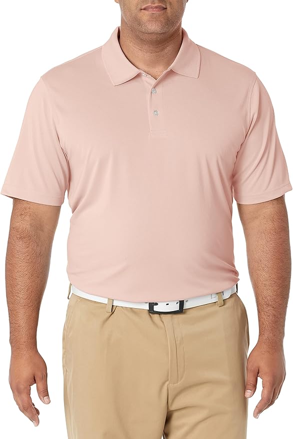 Amazon Essentials Mens Golf Polo Shirt, Moisture-Wicking Quick Dry, Short Sleeve