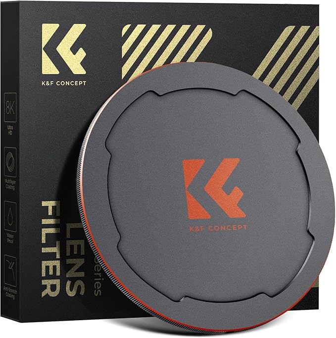 K&F CONCEPT 95mm Thread & Magnetic 2-in-1 Lens Filter Cap Only Compatible