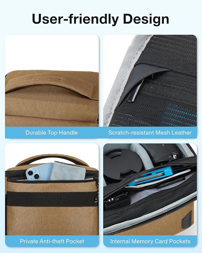BAGSMART Small Camera Sling Bag